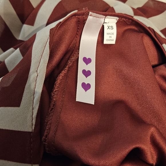 Chevron Patterned Dress - Picture 4 of 4